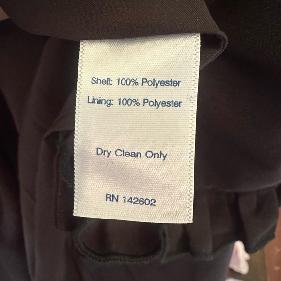 Sail to Sable x Tuckernuck Button Down Tiered Flutter Sleeve Black Classic Dress - Picture 8 of 8